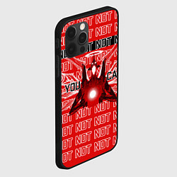 Чехол для iPhone 12 Pro Max Evangelion Eva 01 You can not, цвет: 3D-черный — фото 2