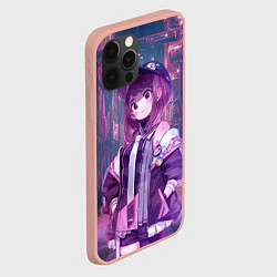 Чехол для iPhone 12 Pro Max Урарака Очако, цвет: 3D-светло-розовый — фото 2