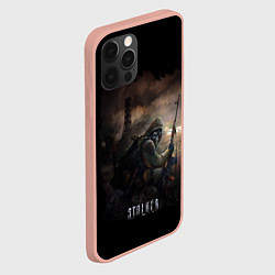 Чехол для iPhone 12 Pro Max S T A L K E R, цвет: 3D-светло-розовый — фото 2