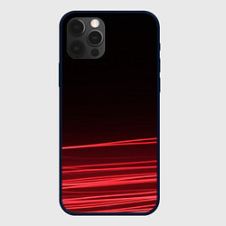 Чехол для iPhone 12 Pro Max Красное и Черное, цвет: 3D-черный