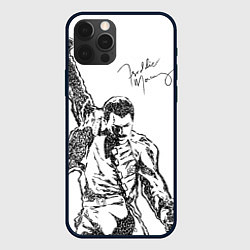 Чехол для iPhone 12 Pro Max Freddie Mercury, цвет: 3D-черный