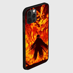 Чехол для iPhone 12 Pro Max Клинок, рассекающий демонов, цвет: 3D-черный — фото 2