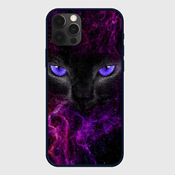 Чехол для iPhone 12 Pro Max Кот, цвет: 3D-черный
