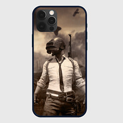 Чехол для iPhone 12 Pro Max PUBG, цвет: 3D-черный