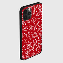 Чехол для iPhone 12 Pro Max Новогоднее настроение, цвет: 3D-черный — фото 2