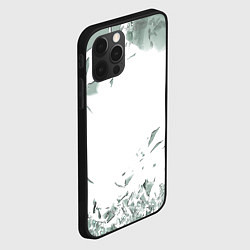 Чехол для iPhone 12 Pro Max Разбитое стекло, цвет: 3D-черный — фото 2