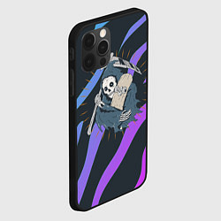 Чехол для iPhone 12 Pro Max Skate or die art, цвет: 3D-черный — фото 2