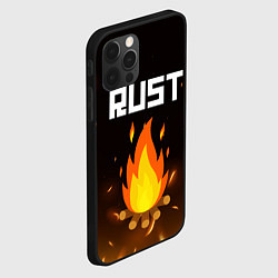 Чехол для iPhone 12 Pro Max RUST, цвет: 3D-черный — фото 2