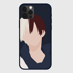 Чехол для iPhone 12 Pro Max Шото Тодороки силуэт, цвет: 3D-черный