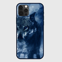 Чехол для iPhone 12 Pro Max Красивый волк, цвет: 3D-черный