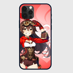Чехол для iPhone 12 Pro Max GENSHIN IMPACT, ЭМБЕР,, цвет: 3D-черный