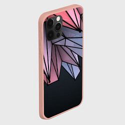 Чехол для iPhone 12 Pro Max ГеометриЧеский Рисунок, цвет: 3D-светло-розовый — фото 2