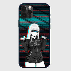 Чехол для iPhone 12 Pro Max Zero Two Senpai, цвет: 3D-черный