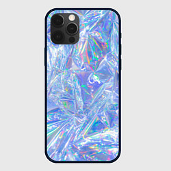 Чехол для iPhone 12 Pro Max 3d ice glitch, цвет: 3D-черный