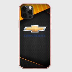 Чехол для iPhone 12 Pro Max CHEVROLET Шевроле, цвет: 3D-светло-розовый