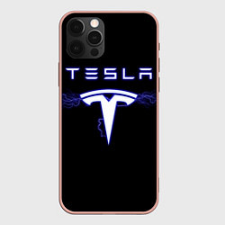 Чехол iPhone 12 Pro Max TESLA