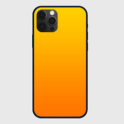 Чехол iPhone 12 Pro Max Оранжевый градиент