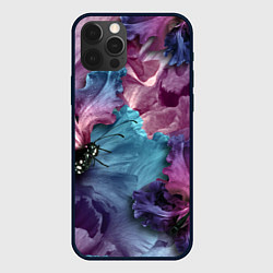 Чехол для iPhone 12 Pro Max Цветы, цвет: 3D-черный