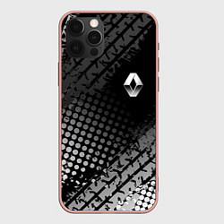 Чехол для iPhone 12 Pro Max Renault, цвет: 3D-светло-розовый