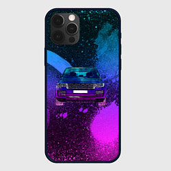 Чехол для iPhone 12 Pro Max LAND ROVER NEON, цвет: 3D-черный