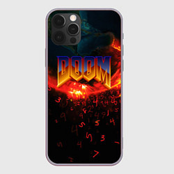 Чехол для iPhone 12 Pro Max DOOM MARS, цвет: 3D-серый