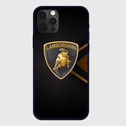 Чехол iPhone 12 Pro Max LAMBORGHINI ЛАМБОРДЖИНИ