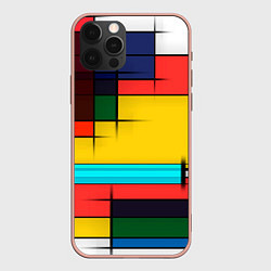 Чехол iPhone 12 Pro Max Абстрактные фигуры цвета