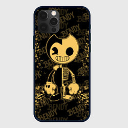 Чехол для iPhone 12 Pro Max Bendy And The Ink Machine краска, цвет: 3D-черный