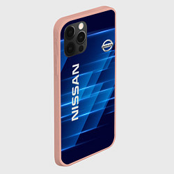 Чехол для iPhone 12 Pro Max Nissan, цвет: 3D-светло-розовый — фото 2