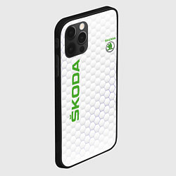 Чехол для iPhone 12 Pro Max SKODA, цвет: 3D-черный — фото 2