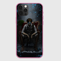 Чехол для iPhone 12 Pro Max Леви Аккерман АТАКА ТИТАНОВ, цвет: 3D-малиновый