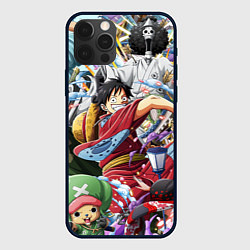 Чехол для iPhone 12 Pro Max ONE PIECE ВАН ПИС, цвет: 3D-черный