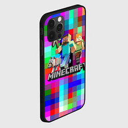 Чехол для iPhone 12 Pro Max MINECRAFT МАЙНКРАФТ, цвет: 3D-черный — фото 2