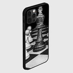 Чехол для iPhone 12 Pro Max Шахматы, цвет: 3D-черный — фото 2