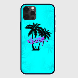 Чехол для iPhone 12 Pro Max GTA Vice City гавайка, цвет: 3D-черный