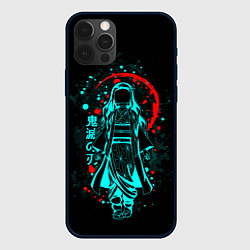 Чехол для iPhone 12 Pro Max Нэдзуко, Kimetsu no Yaiba, цвет: 3D-черный