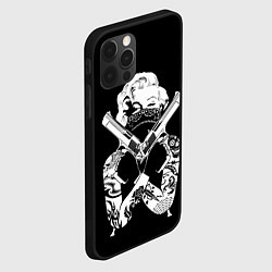 Чехол для iPhone 12 Pro Max GANGSTA MARILYN, цвет: 3D-черный — фото 2