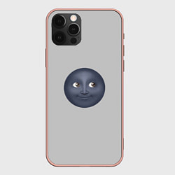 Чехол для iPhone 12 Pro Max Темная луна, цвет: 3D-светло-розовый