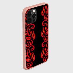 Чехол для iPhone 12 Pro Max ХОХЛОМА, цвет: 3D-светло-розовый — фото 2