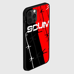 Чехол для iPhone 12 Pro Max SCUM, цвет: 3D-черный — фото 2