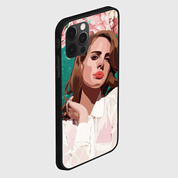 Чехол для iPhone 12 Pro Max Lana del rey, цвет: 3D-черный — фото 2