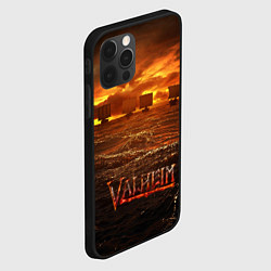 Чехол для iPhone 12 Pro Max Valheim Корабли, цвет: 3D-черный — фото 2