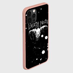 Чехол для iPhone 12 Pro Max DEATH NOTE ТЕТРАДЬ СМЕРТИ, цвет: 3D-светло-розовый — фото 2
