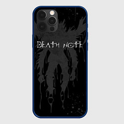 Чехол для iPhone 12 Pro Max DEATH NOTE ТЕТРАДЬ СМЕРТИ, цвет: 3D-тёмно-синий