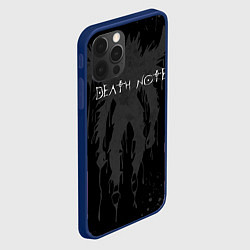 Чехол для iPhone 12 Pro Max DEATH NOTE ТЕТРАДЬ СМЕРТИ, цвет: 3D-тёмно-синий — фото 2