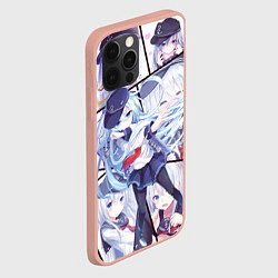 Чехол для iPhone 12 Pro Max Kantai Collection: Hibiki, цвет: 3D-светло-розовый — фото 2