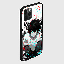 Чехол для iPhone 12 Pro Max DEATH NOTE ТЕТРАДЬ СМЕРТИ, цвет: 3D-черный — фото 2