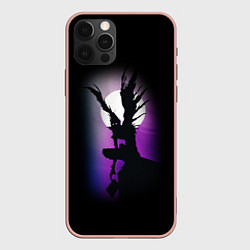 Чехол для iPhone 12 Pro Max DEATH NOTE ТЕТРАДЬ СМЕРТИ, цвет: 3D-светло-розовый
