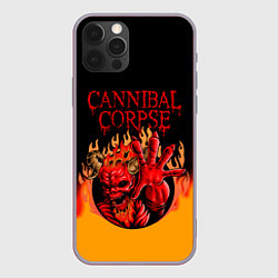 Чехол для iPhone 12 Pro Max Cannibal Corpse Труп Каннибала Z, цвет: 3D-серый