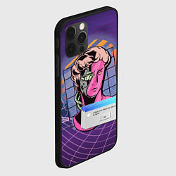 Чехол для iPhone 12 Pro Max Vaporwave Cyborg Statue, цвет: 3D-черный — фото 2